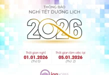 Thông báo lịch nghỉ Tết Dương Lịch 2026
